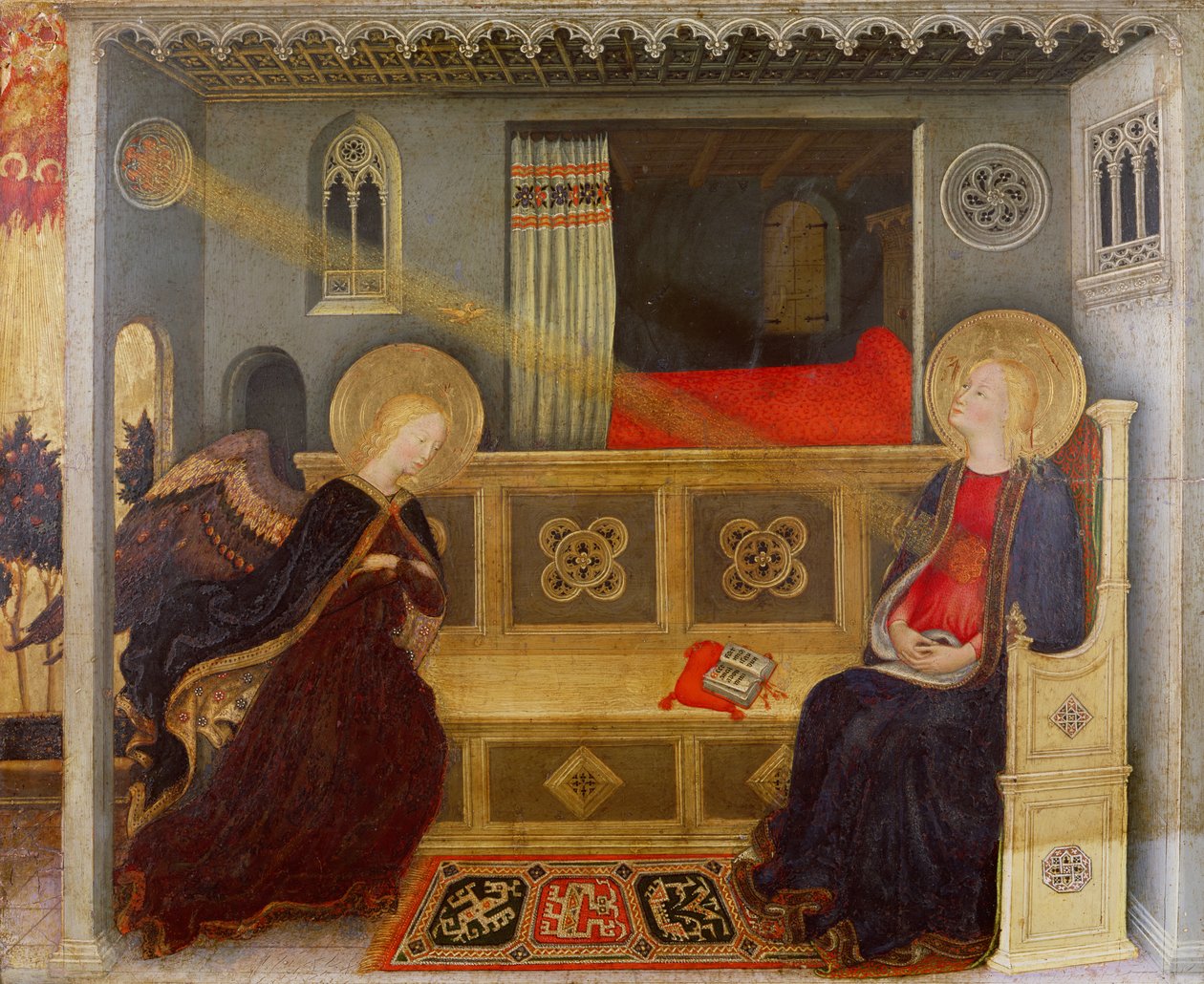 Bebudelsen, ca. 1419 (tempera på panel) af Gentile da Fabriano