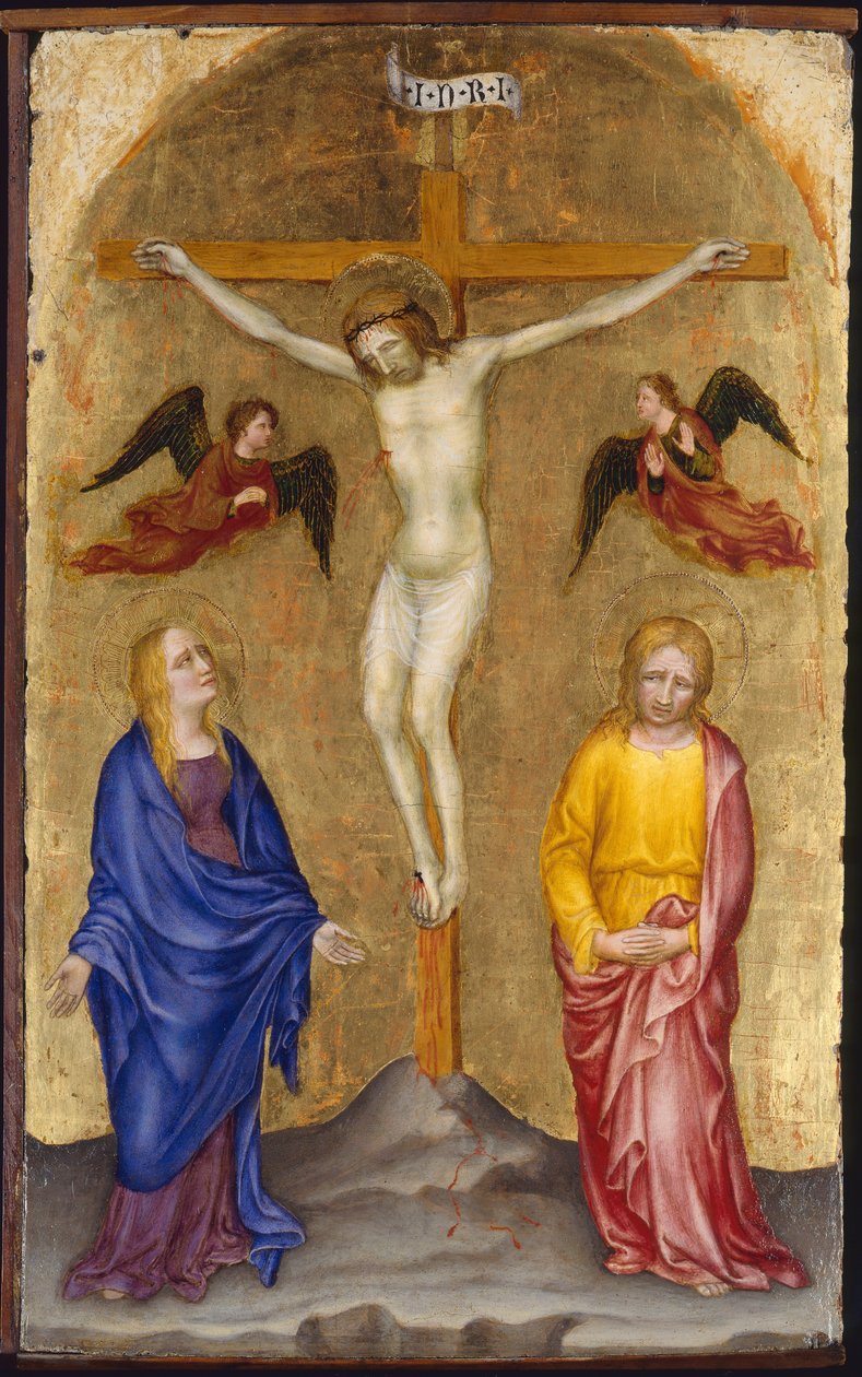 Korsfæstelse, c.1408 af Gentile da Fabriano