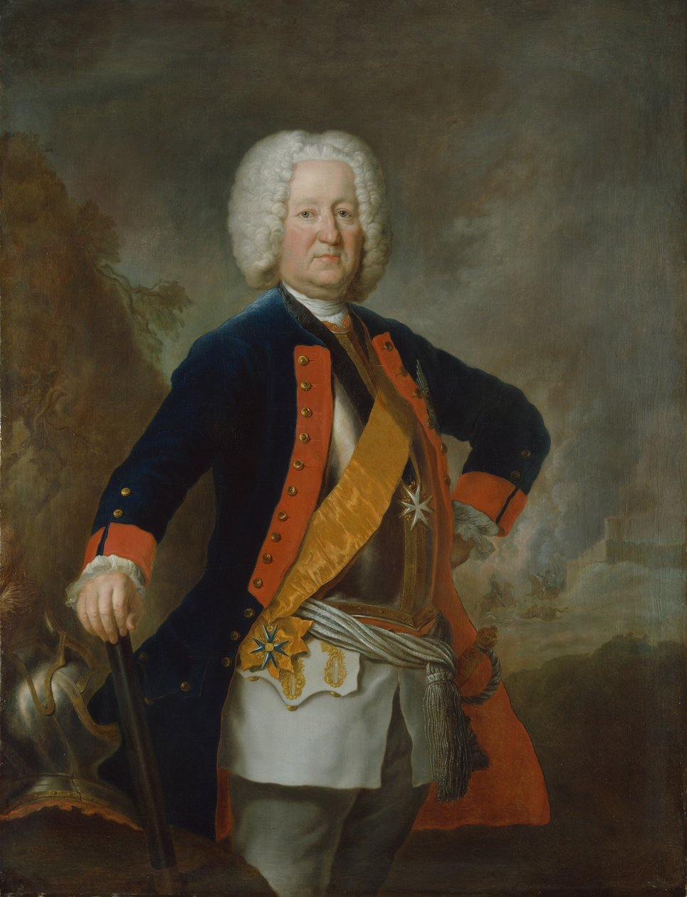 Feltmarskal grev Finck von Finckenstein af Georg David Matthieu