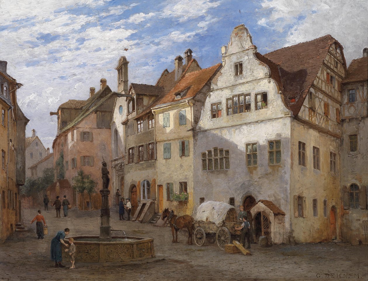 Altstadtgässchen af Georg Dehn