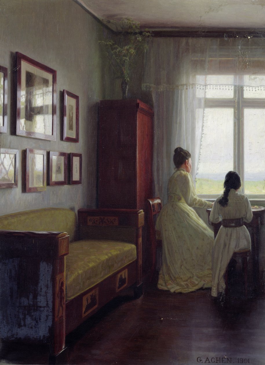 Interiør, 1901 af Georg Nicolai Achen