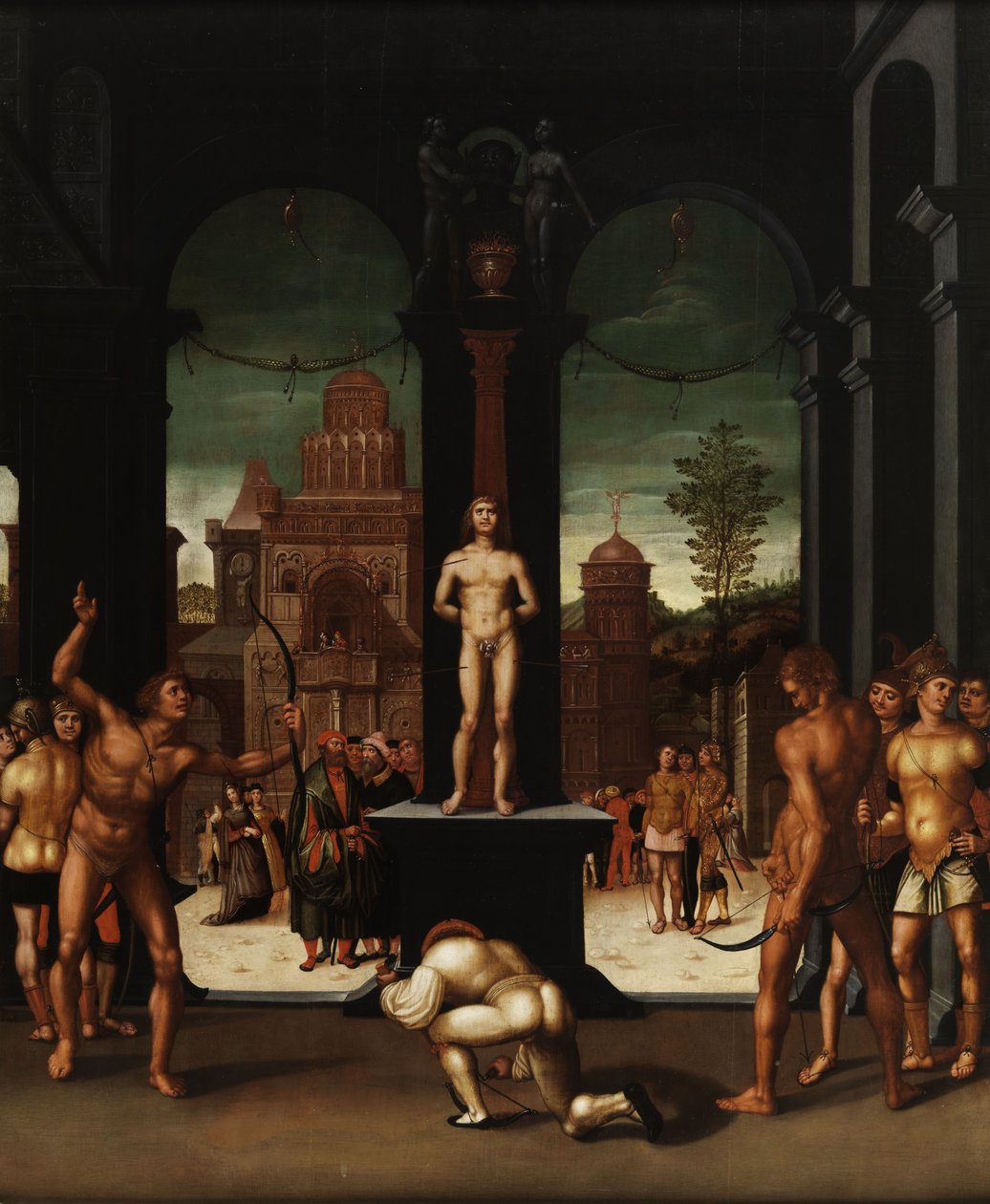 Martyrdømmet Sankt Sebastian af Georg Pencz