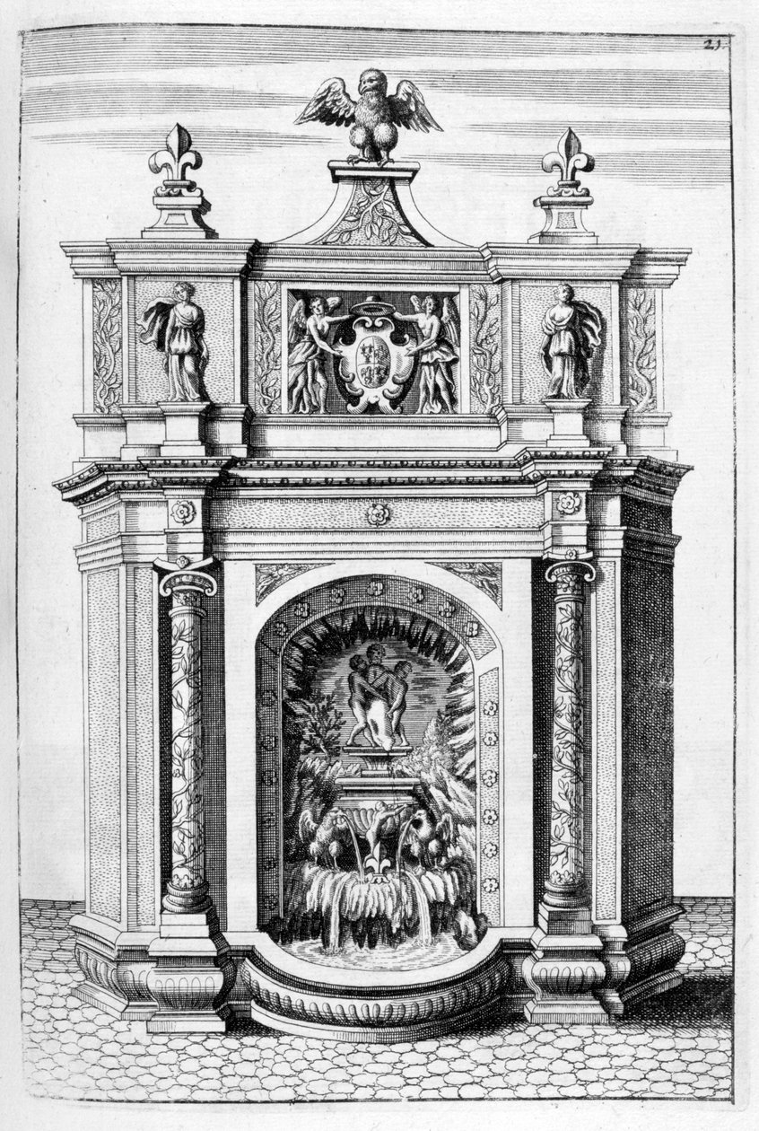 Springvandsdesign, 1664 af Georg Andreas Bockler