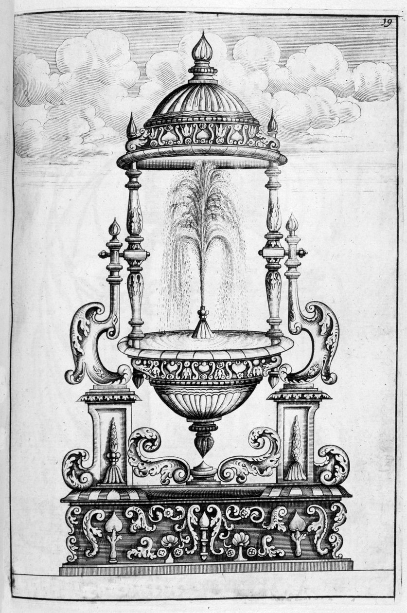 Springvandsdesign, 1664 af Georg Andreas Bockler
