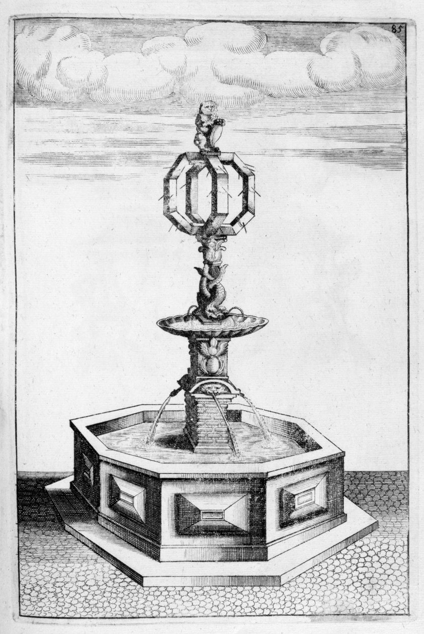 Springvandsdesign, 1664 af Georg Andreas Bockler