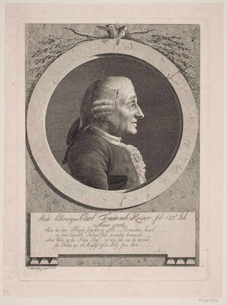Kirurgen C. F. Reiser af Georg Christian Schule