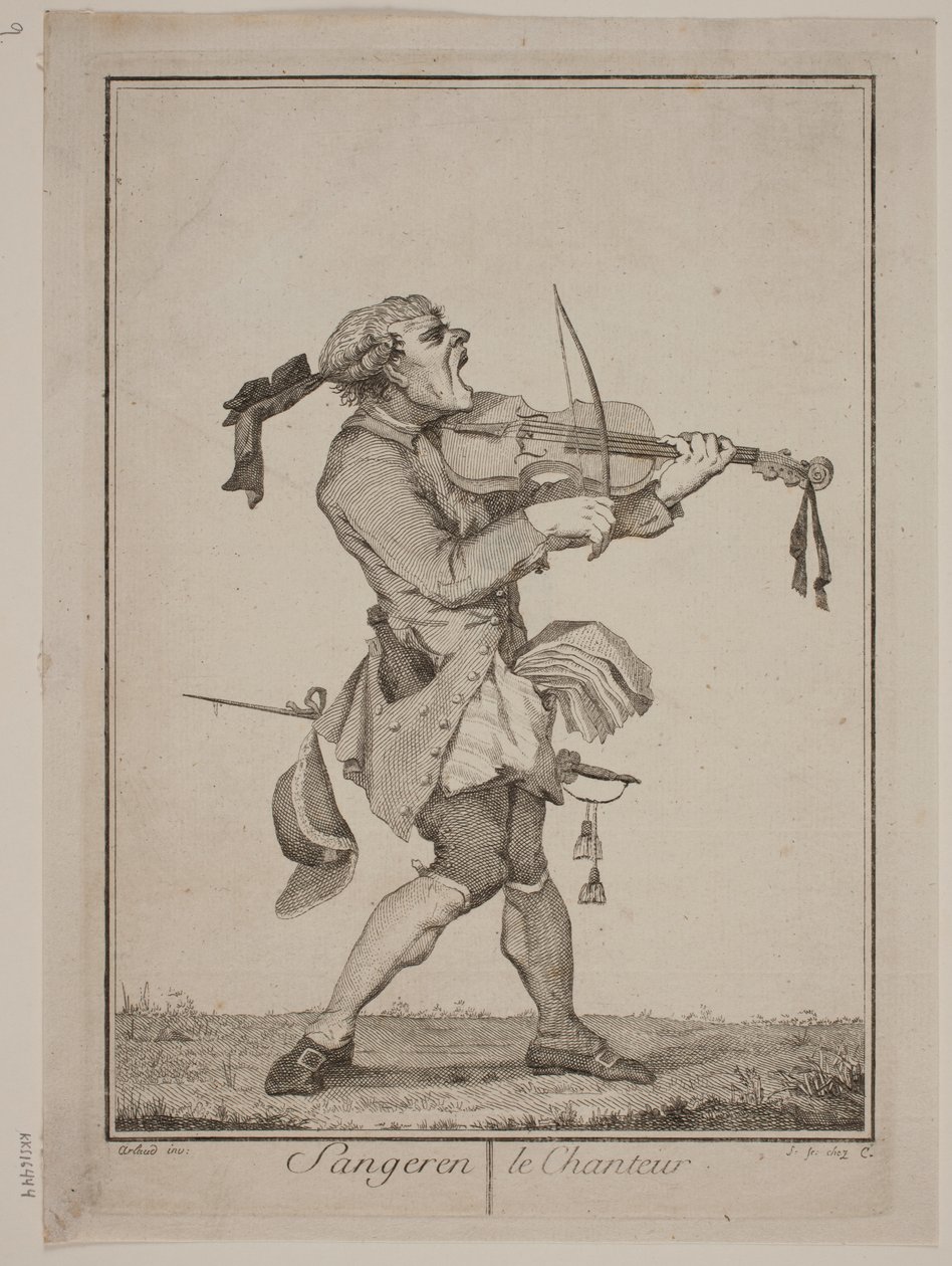 "Sangeren" af Georg Christian Schule