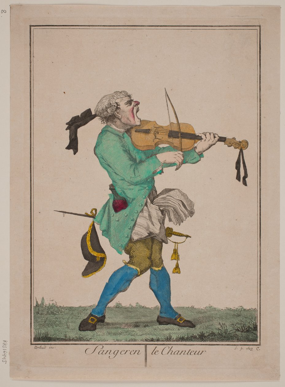 "Sangeren" af Georg Christian Schule