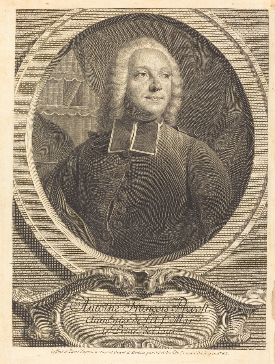 Antoine Francois Prevost af Georg Friedrich Schmidt