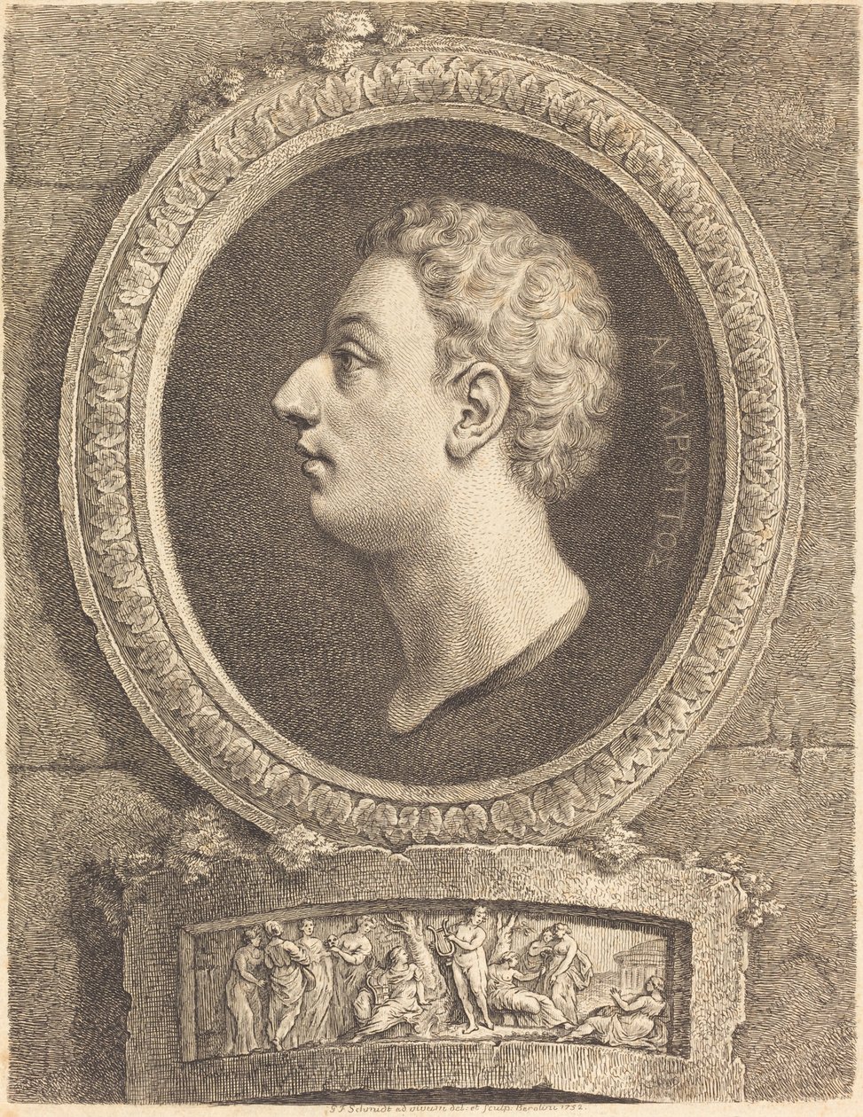 Francesco Algarotti af Georg Friedrich Schmidt