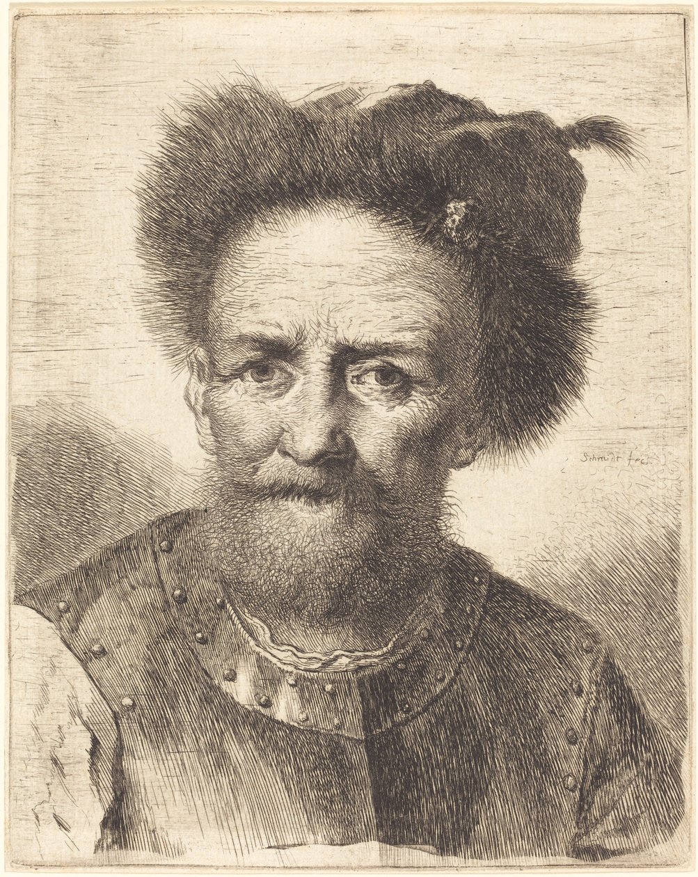Den gamle soldat af Georg Friedrich Schmidt