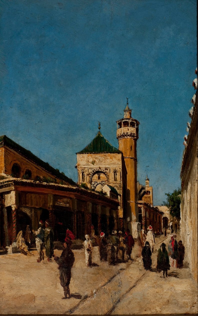 Gade i Tunis af Georg Grimm