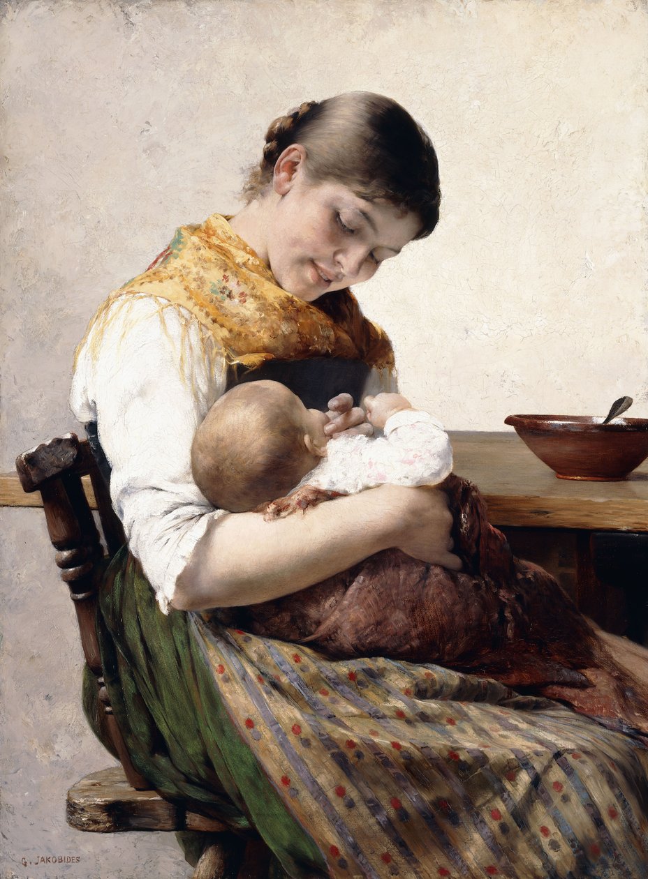 Mor og Barn af Georg Jacobides