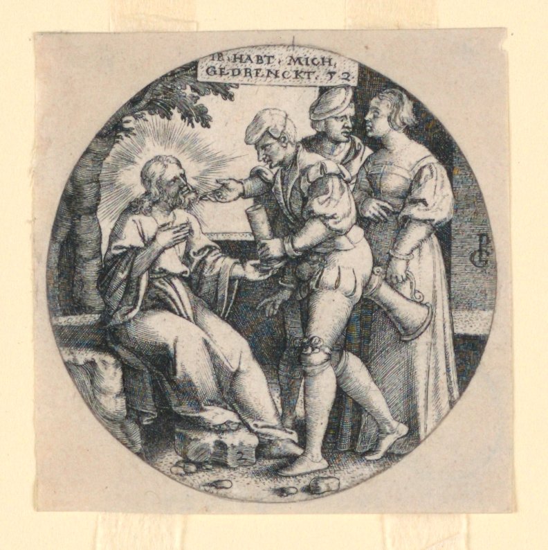 Kristus i haven af Georg Pencz