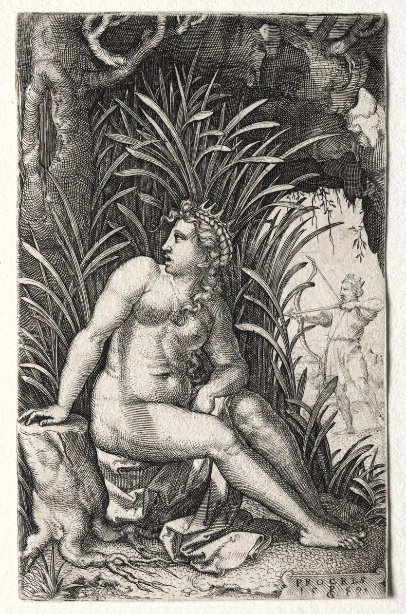 Procris, 1539. af Georg Pencz