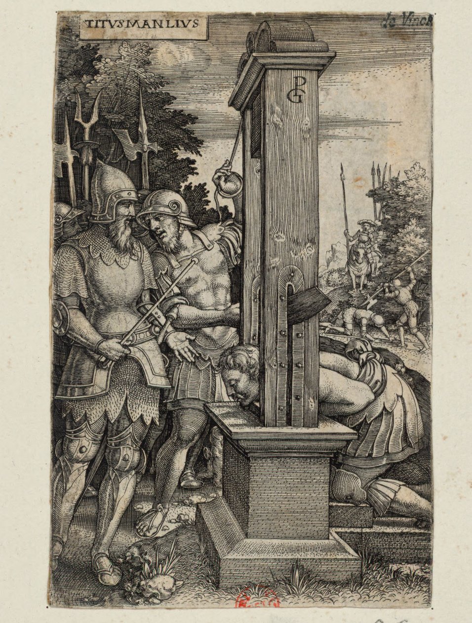 Titus Manlius, ca. 1535 af Georg Pencz
