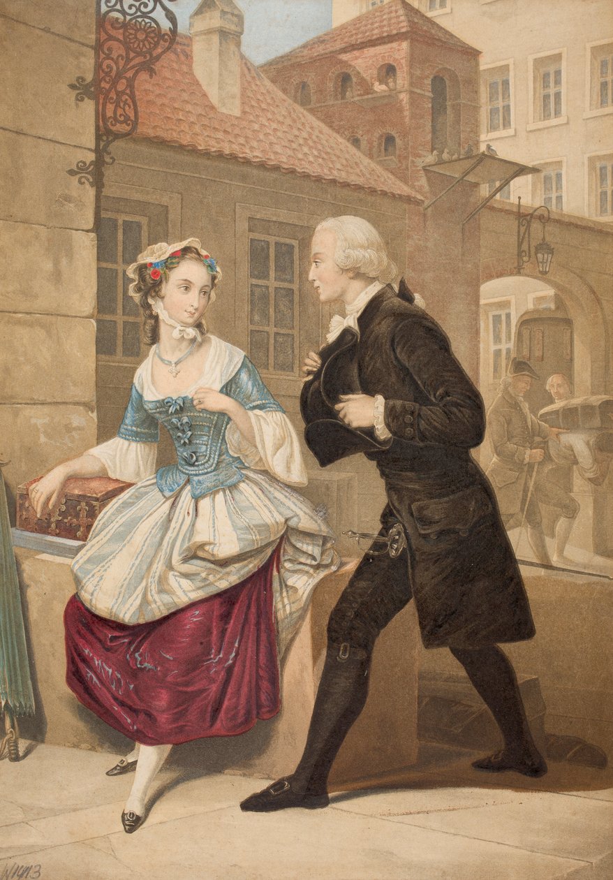Første indtryk, 1851 af George Baxter