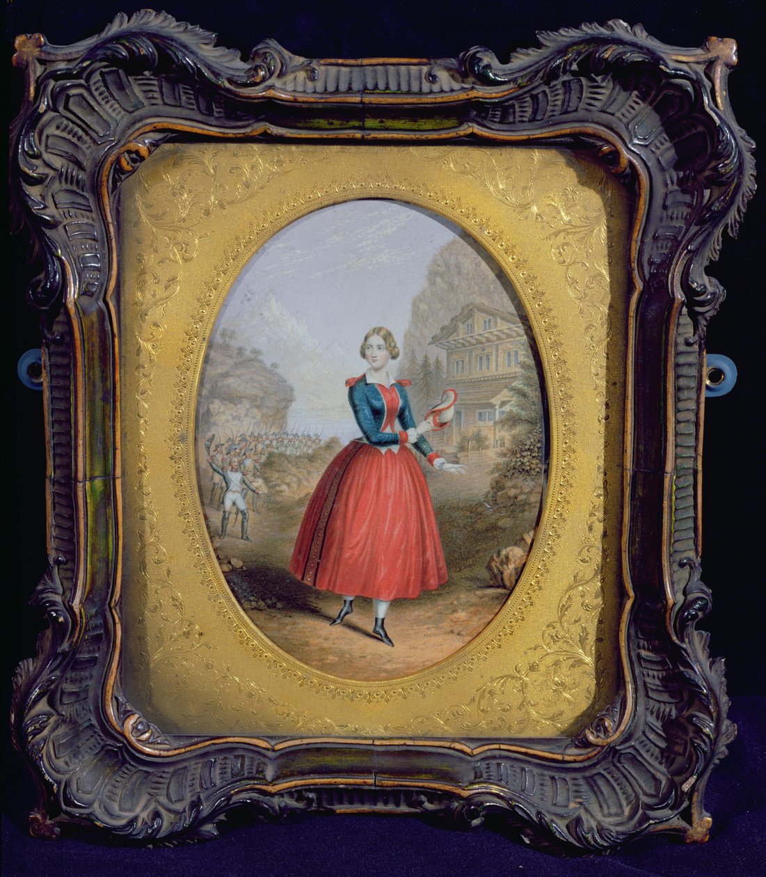 Jenny Lind (farvetryk) af George Baxter