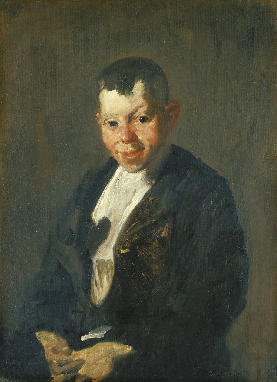 The Newsboy af George Wesley Bellows
