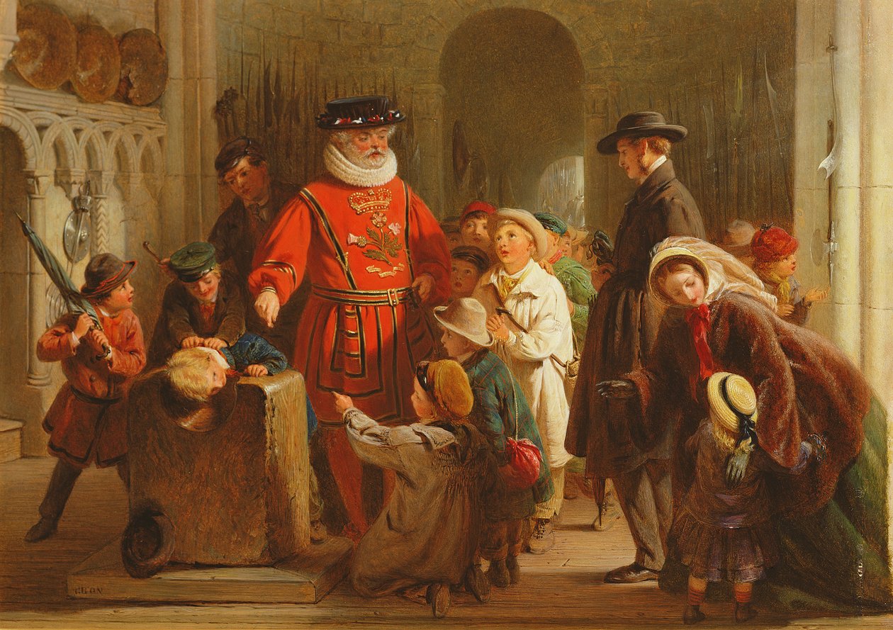 Børn i Tower of London af George Bernard O