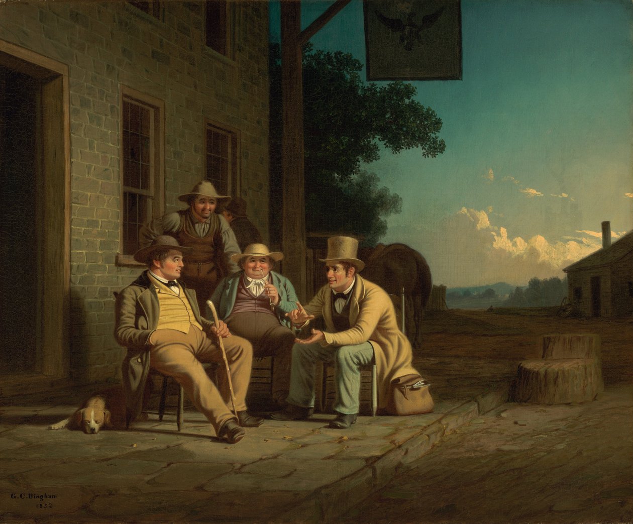 Søgning efter en stemme af George Caleb Bingham