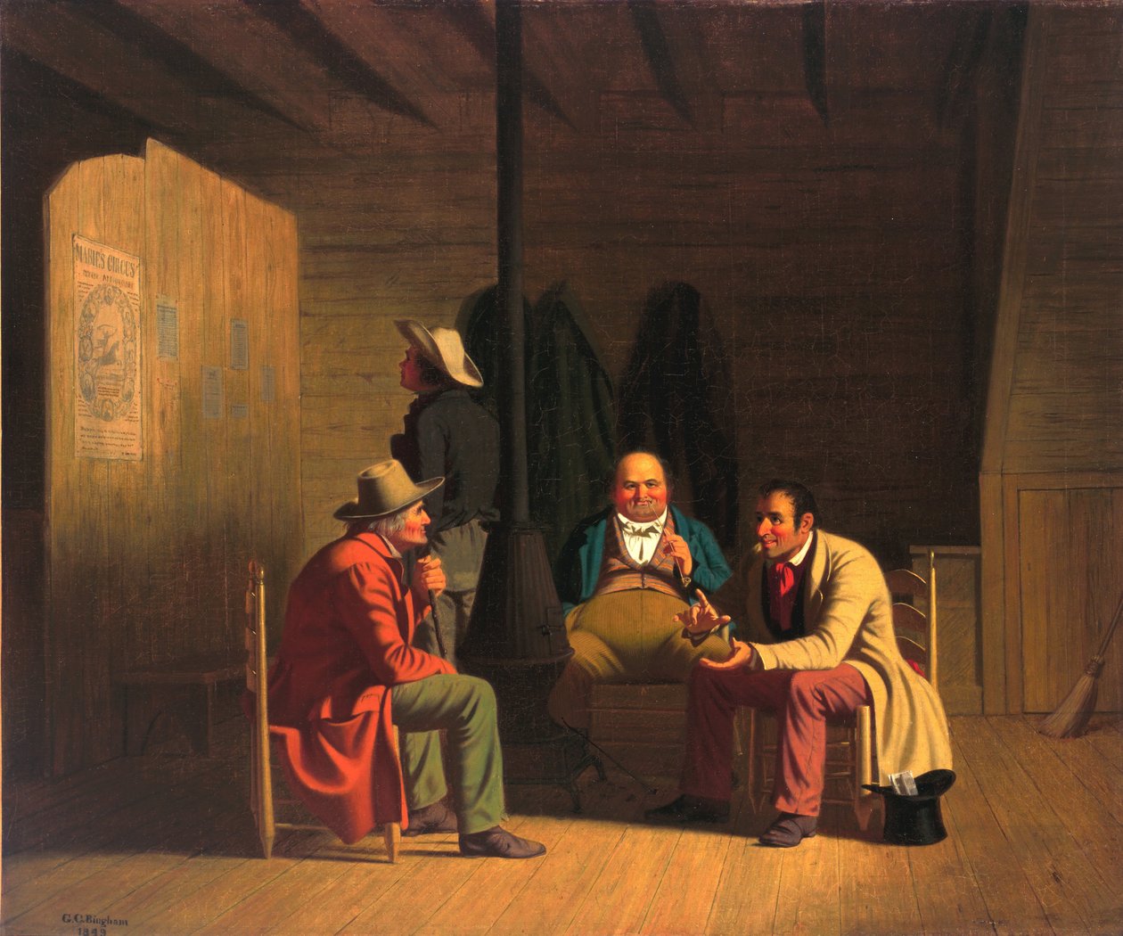 Landspolitiker af George Caleb Bingham