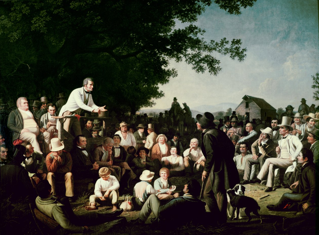 Stump Taler af George Caleb Bingham