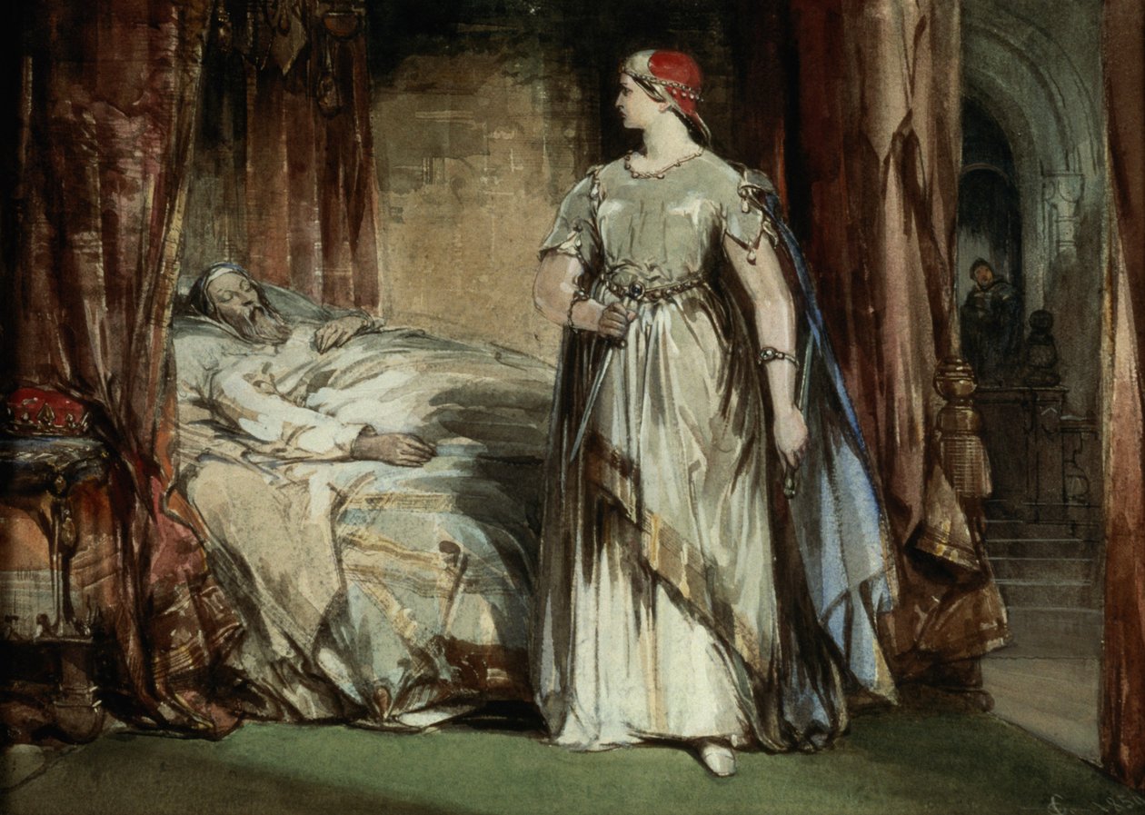 Lady Macbeth, 1850 af George Cattermole