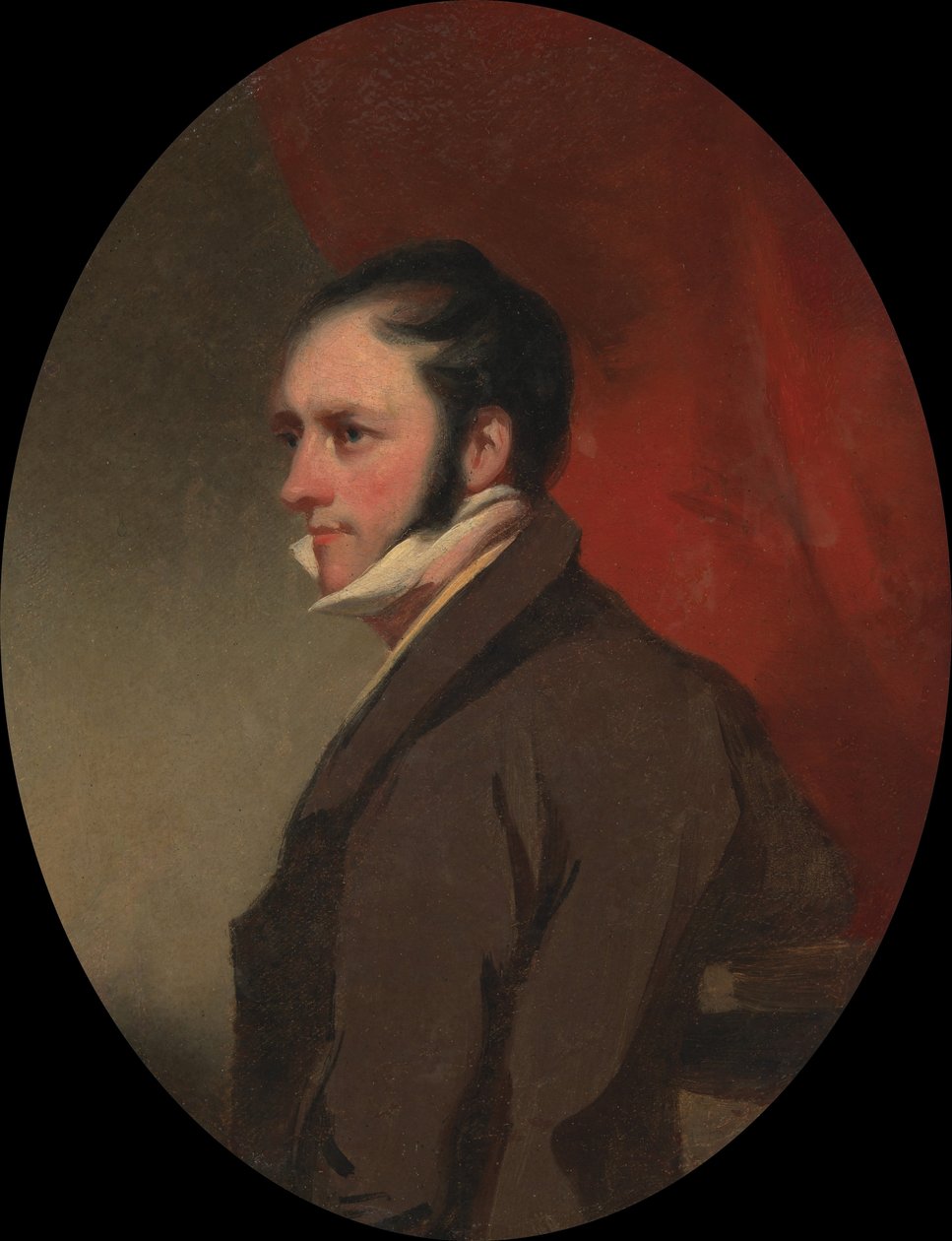 En mand kaldet W. C. Hunter af George Chinnery