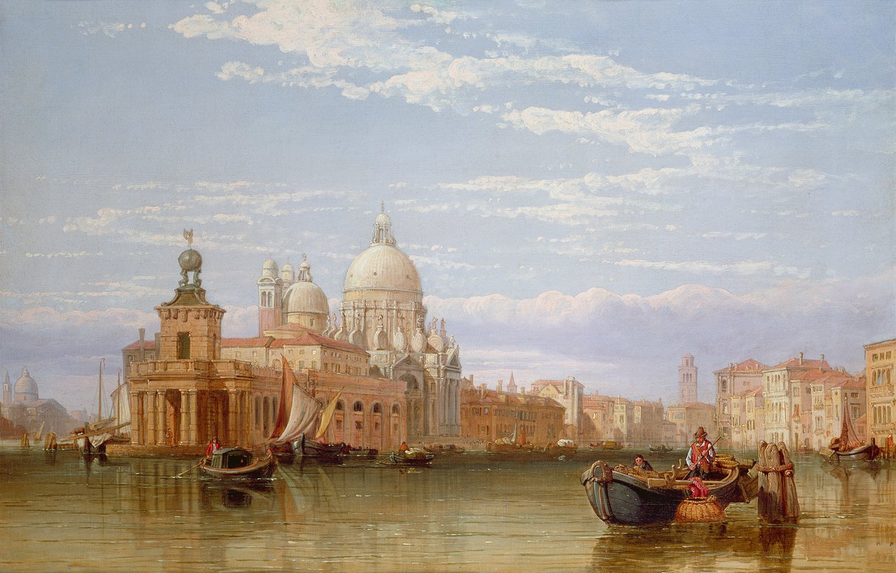Canal Grande, Venedig af George Clarkson Stanfield