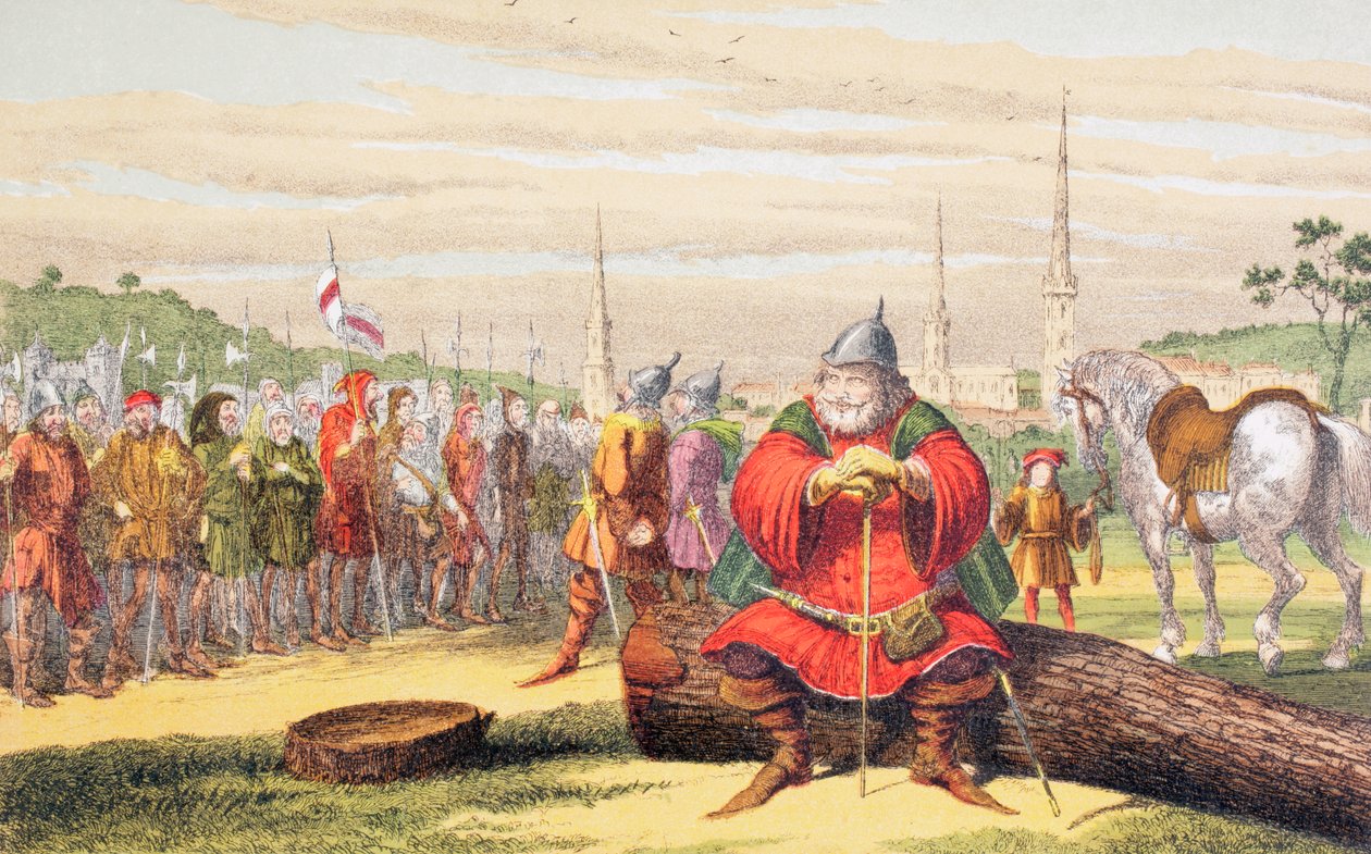 Flastaffs tale, 1890 af George Cruikshank
