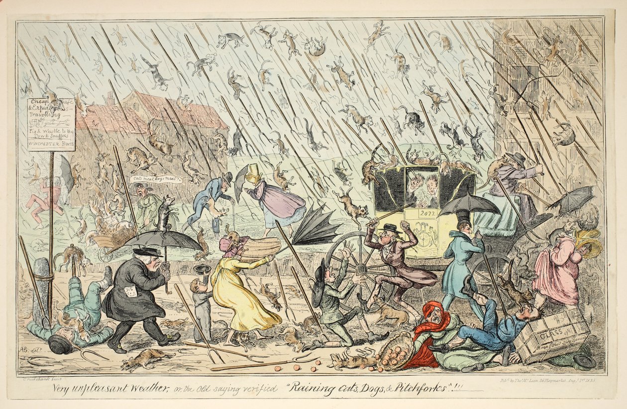 Very Unpleasant Weather or the Old Saying verified 