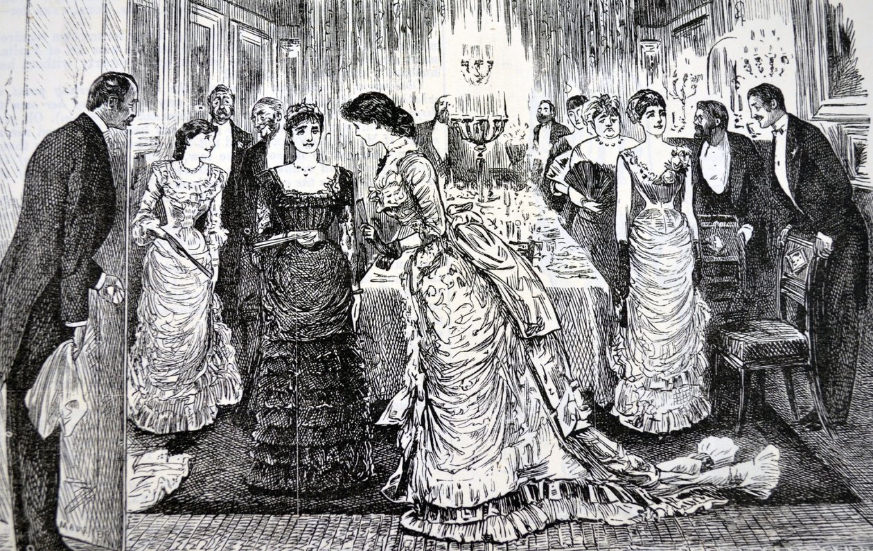 Rygeetikette, 1883 af George du Maurier