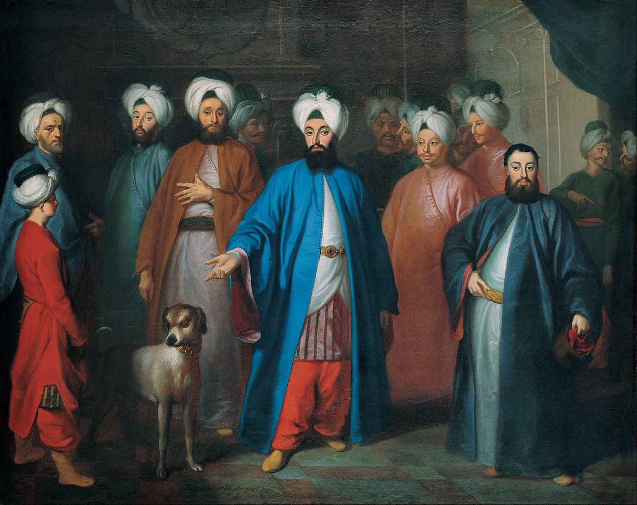 Mehmed Said Efendi og hans følge af George Engelhardt Schröder