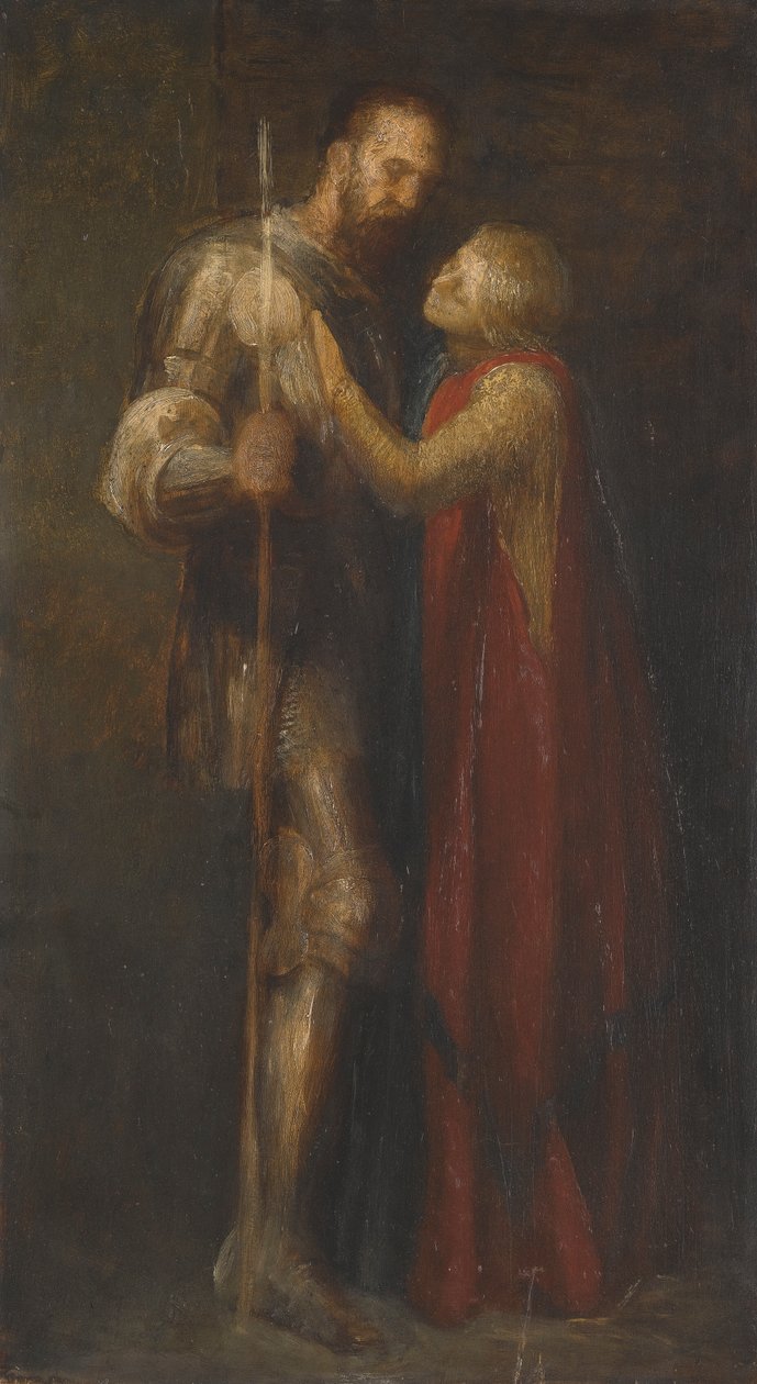 Knight and Maiden af George Frederick Watts