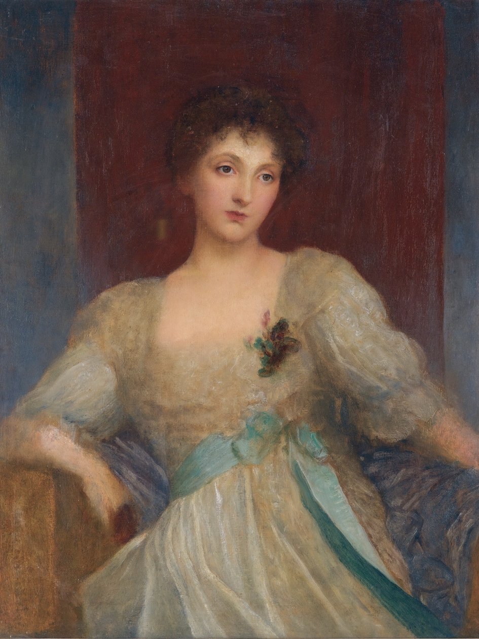Portræt af Norah Bourke af George Frederick Watts