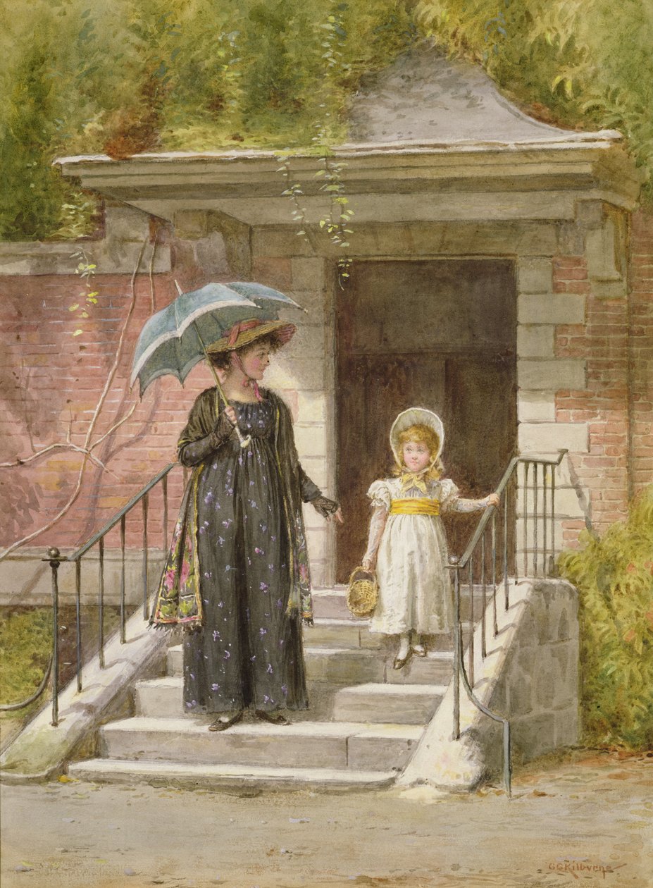 Går ud og handler af George Goodwin Kilburne