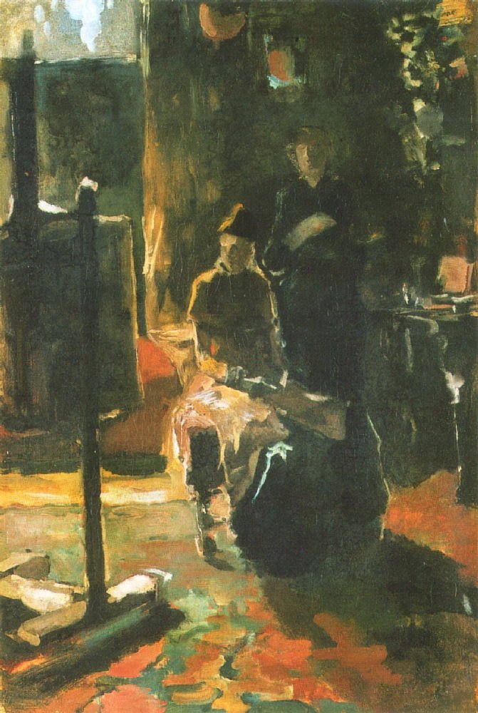 På værkstedet af George Hendrik Breitner