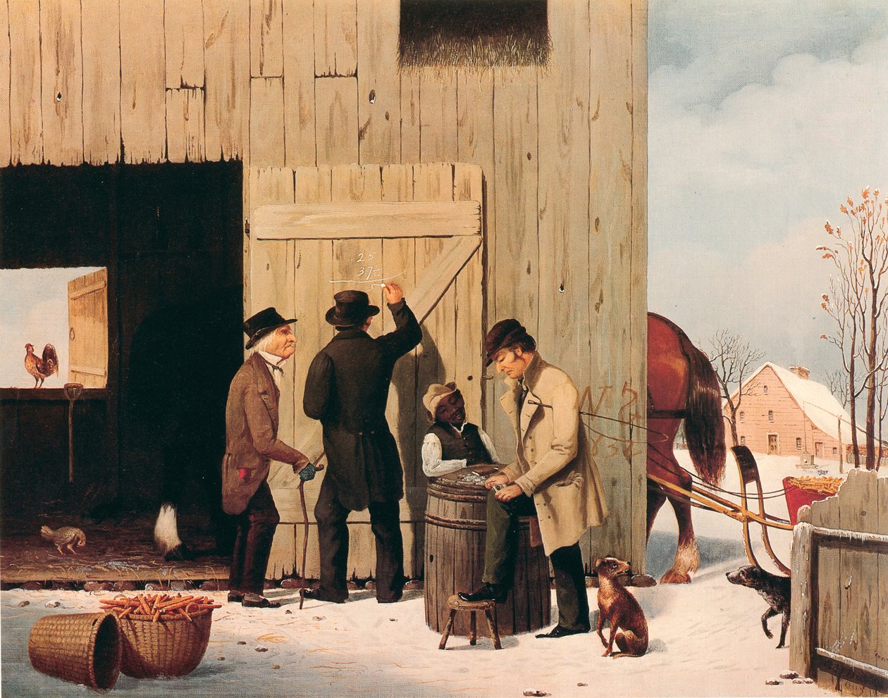 Afregning af en regning af George Henry Durrie