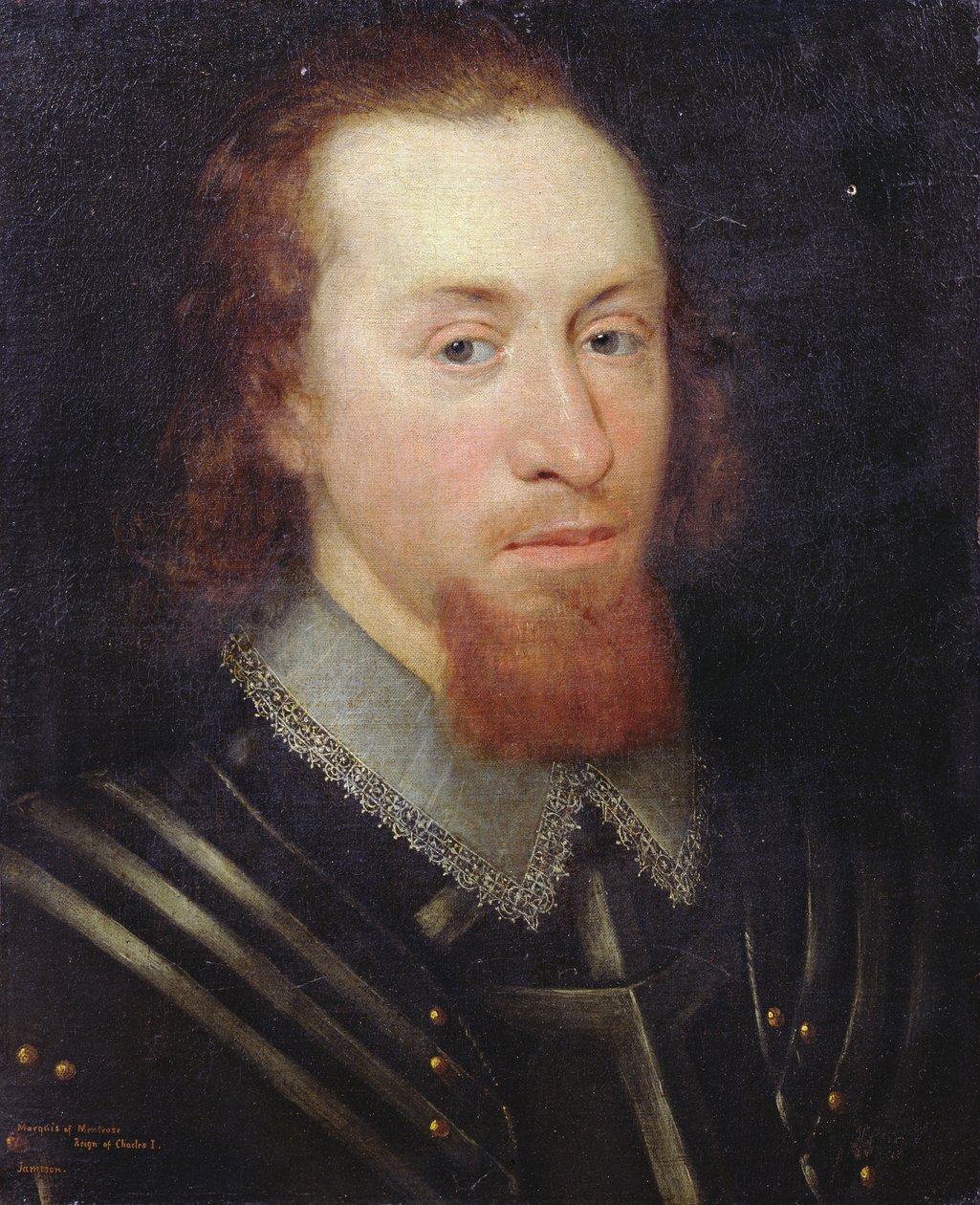 Portræt af James Graham, markis af Montrose, ca. 1640 af George Jamesone