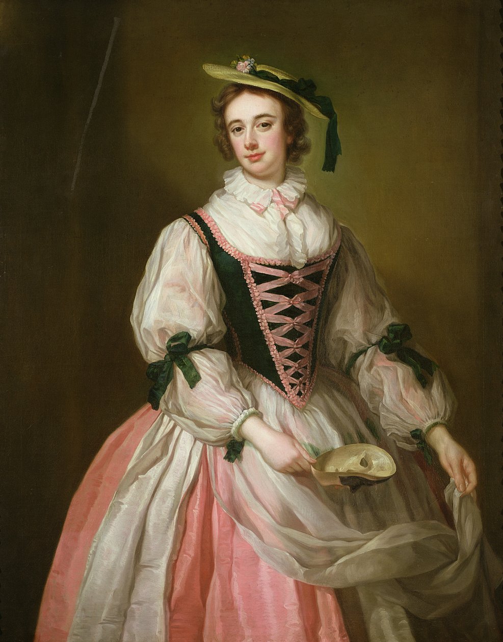 Portræt af Frances Macartney, ca. 1745 af George Knapton