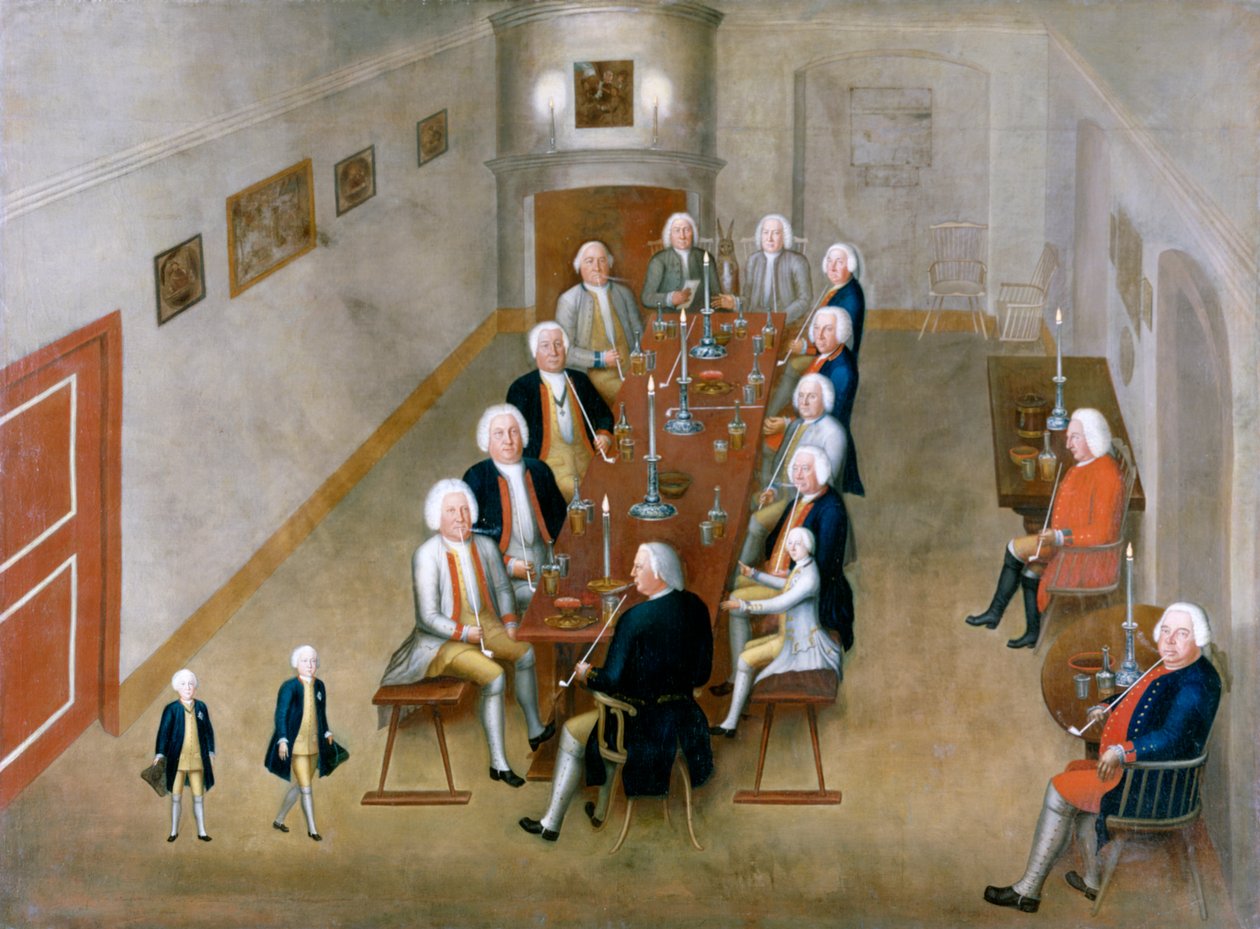 Frederik Vilhelm I af Preussens rygeråd, ca. 17378 af George Lisiewski