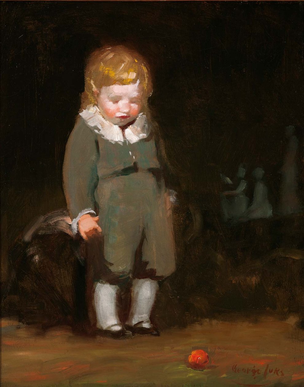 Barn i grå af George Luks