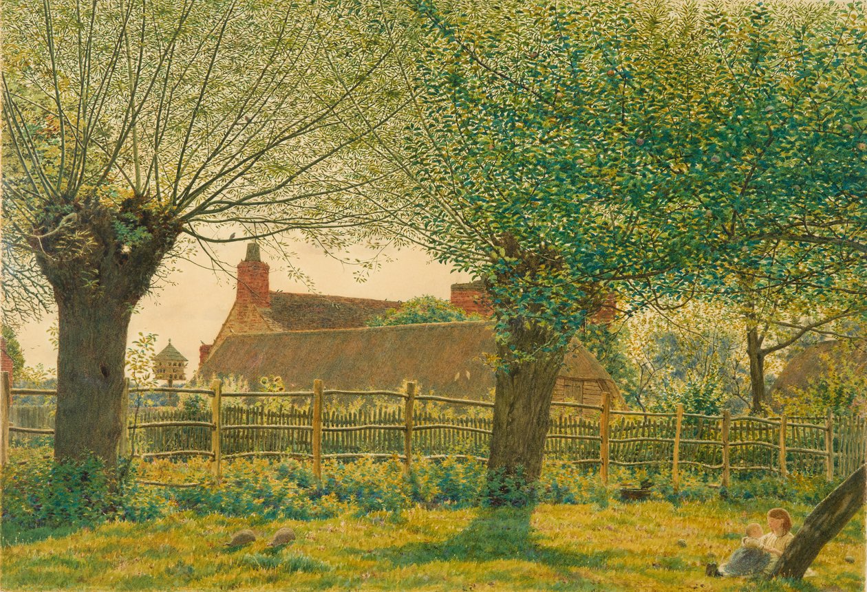 I Binsey, nær Oxford, 1862 af George Price Boyce