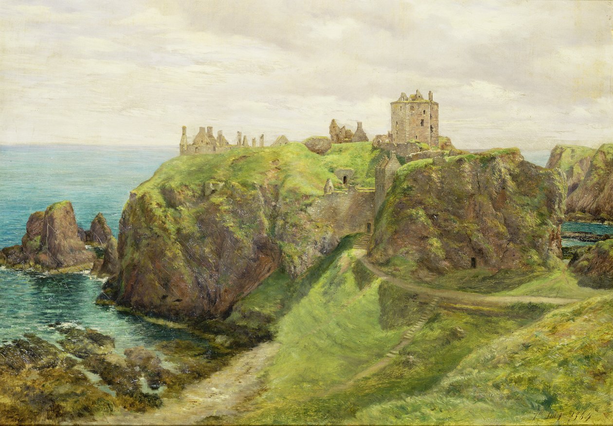 Dunnottar Slot af George Reid