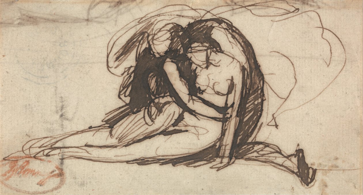 Caladon og Amelia (såkaldt) af George Romney