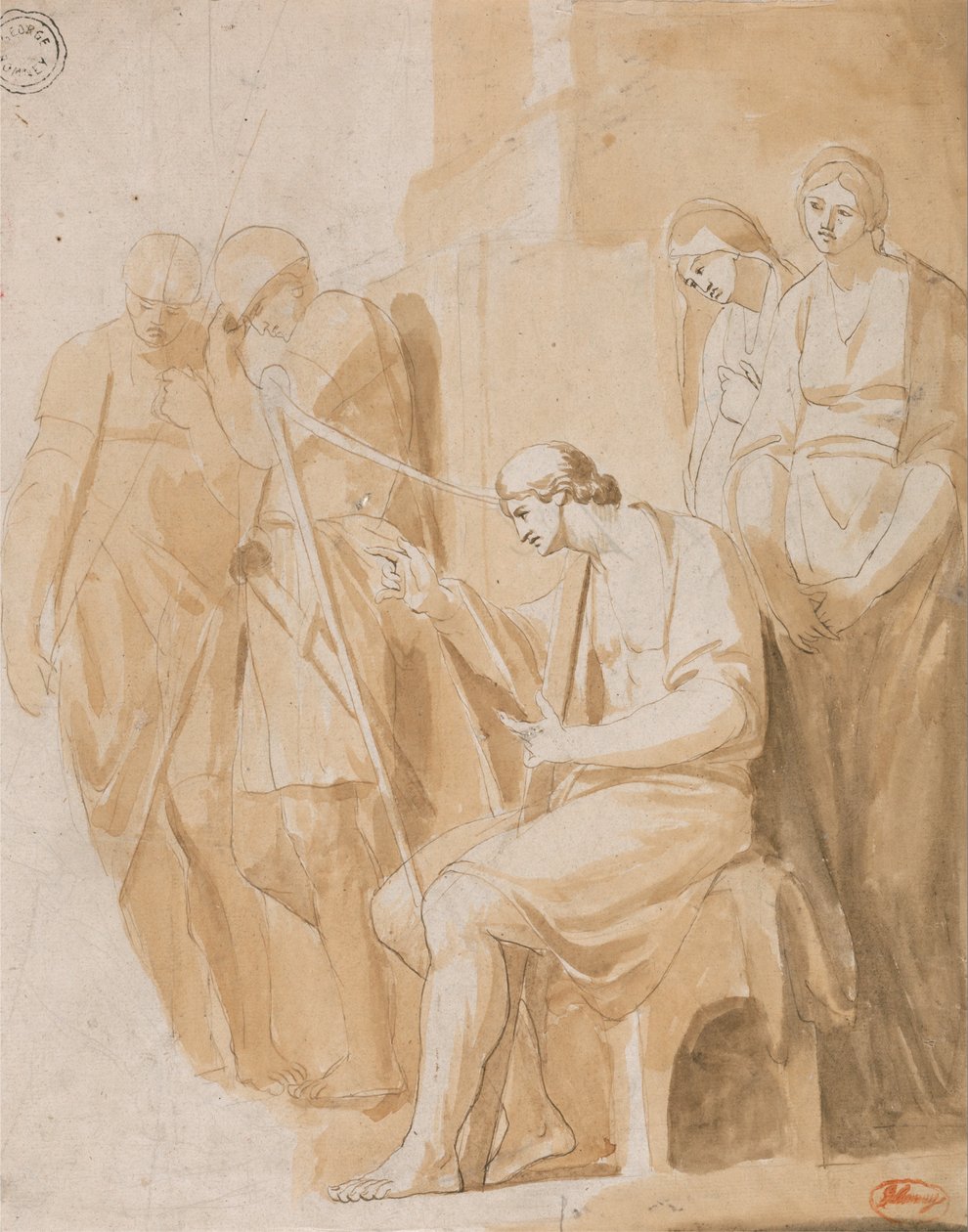 David spiller harpe af George Romney