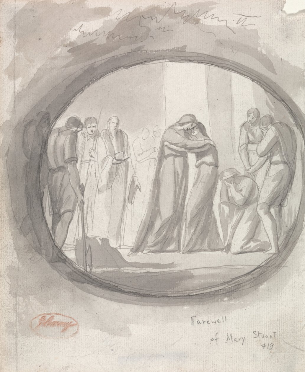 Farvel til Mary Stuart af George Romney