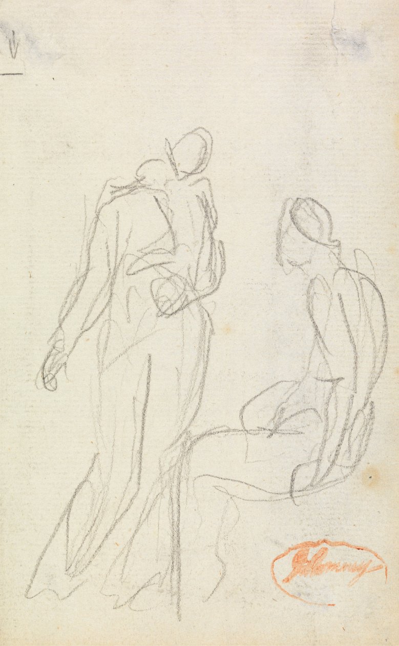 Figur Sammensætning Undersøgelse 2 af George Romney