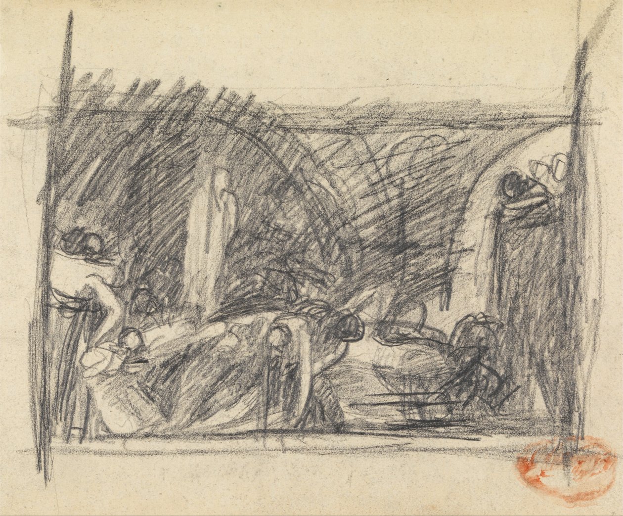 Figur Sammensætning Undersøgelse 3 af George Romney